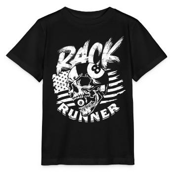 8-Ball Billiard Rack Runner - Stanley/Stella MINI CREATOR Kids’ T-Shirt - black - Front - Mikhail (115cm)