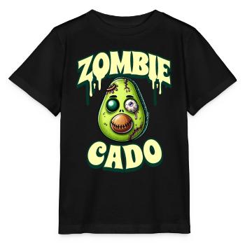 Zombie Avocat Zombie Cado - T-shirt bio MINI CREATOR Stanley/Stella Enfant - noir - Devant - Mikhail (115cm)