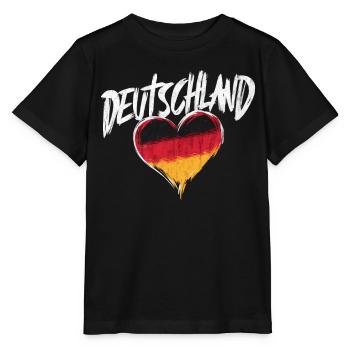 Allemagne Allemagne Allemand GER Almanya Alemania - T-shirt bio MINI CREATOR Stanley/Stella Enfant - noir - Devant - Mikhail (115cm)