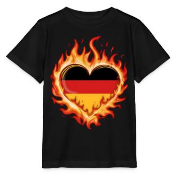 Allemagne Allemagne Allemand GER Almanya Alemania - T-shirt bio MINI CREATOR Stanley/Stella Enfant - noir - Devant - Mikhail (115cm)