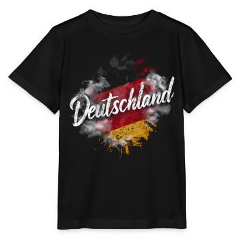 Allemagne Allemand Allemand GER Almanya Alemania - T-shirt bio MINI CREATOR Stanley/Stella Enfant - noir - Devant - Mikhail (115cm)