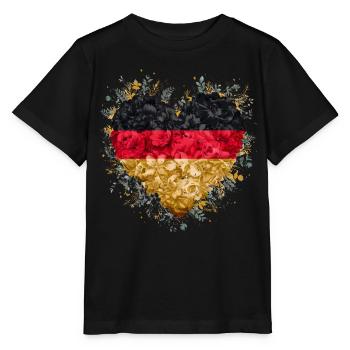 Allemagne Allemagne Allemand GER Almanya Alemania - T-shirt bio MINI CREATOR Stanley/Stella Enfant - noir - Devant - Mikhail (115cm)