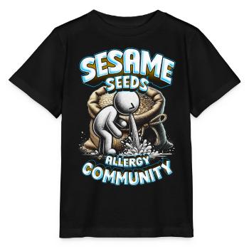 Capsule Fruit Allergy Seeds Allergy Community - T-shirt bio MINI CREATOR Stanley/Stella Enfant - noir - Devant - Mikhail (115cm)