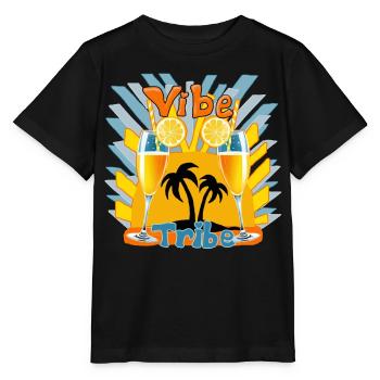 Party Time - Stanley/Stella MINI CREATOR Kids’ T-Shirt - black - Front - Mikhail (115cm)