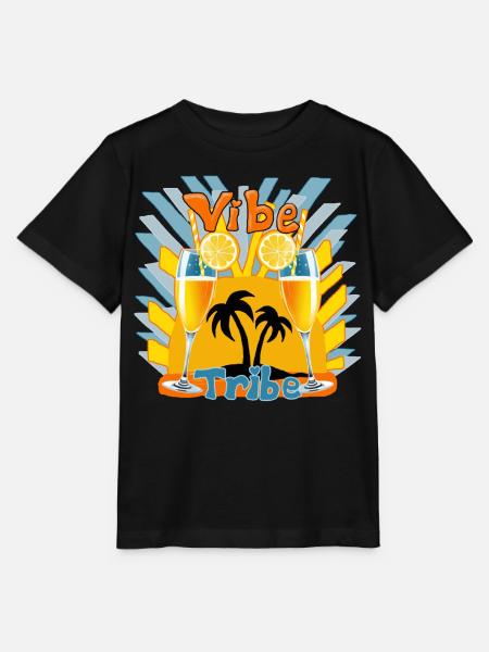 Partyzeit - Stanley/Stella Kinder T-Shirt MINI CREATOR  - Schwarz