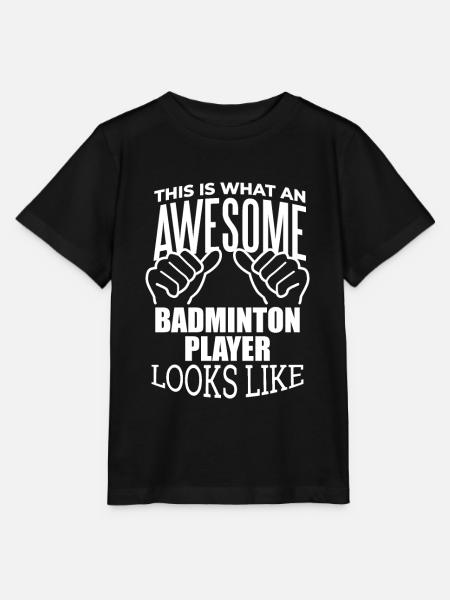 Badminton Badminton Badminton - Stanley/Stella Kinder T-Shirt MINI CREATOR  - Schwarz