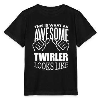 Tourner Tourner Tourner - T-shirt bio MINI CREATOR Stanley/Stella Enfant - noir - Devant - Mikhail (115cm)