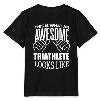 Triathlon Triathlon Triathlon - T-shirt bio MINI CREATOR Stanley/Stella Enfant - noir - Devant - Mikhail (115cm)