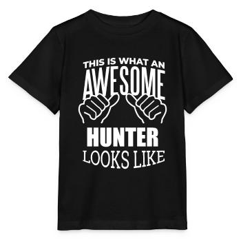 Hunter - Stanley/Stella MINI CREATOR Kids’ T-Shirt - black - Front - Mikhail (115cm)