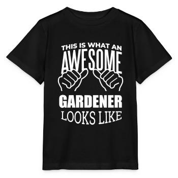 Jardinage Jardinage Jardinage - T-shirt bio MINI CREATOR Stanley/Stella Enfant - noir - Devant - Mikhail (115cm)