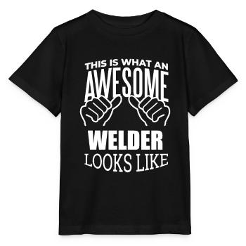Schweißer Schweißer Schweißer Schweißer - Stanley/Stella Kinder T-Shirt MINI CREATOR  - Schwarz - Vorne - Mikhail (115cm)