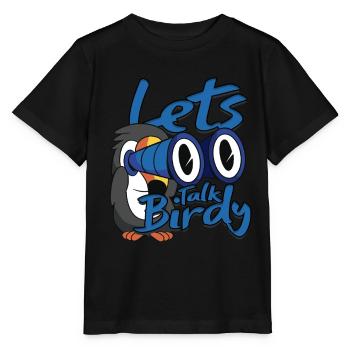 Ornithologue ornithologique Parlons ornithologie - T-shirt bio MINI CREATOR Stanley/Stella Enfant - noir - Devant - Mikhail (115cm)