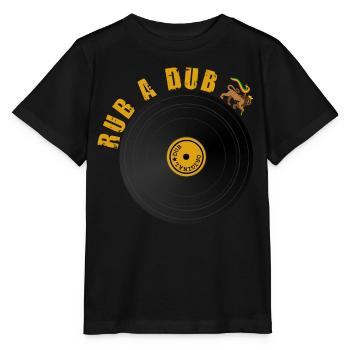 Roots Dub Reggae - T-shirt bio MINI CREATOR Stanley/Stella Enfant - noir - Devant - Mikhail (115cm)