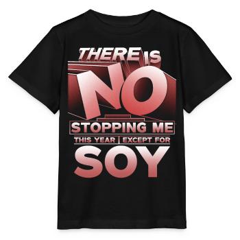 Allergie au soja - T-shirt bio MINI CREATOR Stanley/Stella Enfant - noir - Devant - Mikhail (115cm)