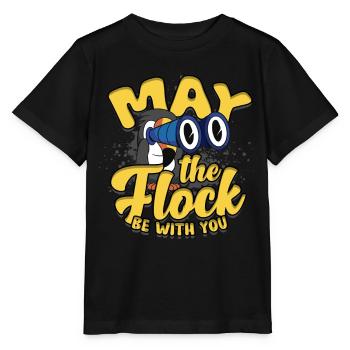 Ornithologue ornithologique - T-shirt bio MINI CREATOR Stanley/Stella Enfant - noir - Devant - Mikhail (115cm)