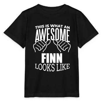 Finlande Finlande Finlande - T-shirt bio MINI CREATOR Stanley/Stella Enfant - noir - Devant - Mikhail (115cm)