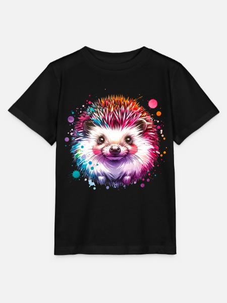 Igel - Stanley/Stella Kinder T-Shirt MINI CREATOR - Schwarz