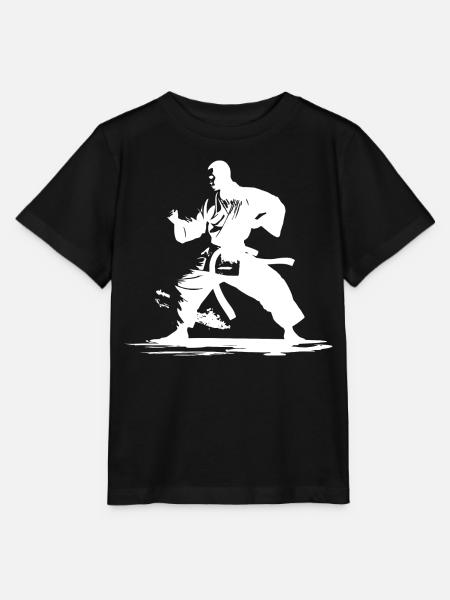 Karate Junge Grafik - Stanley/Stella Kinder T-Shirt MINI CREATOR - Schwarz