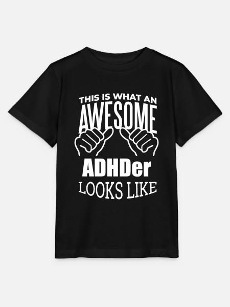 ADHD ADHD ADHD - T-shirt MINI CREATOR barn från Stanley/Stella - svart