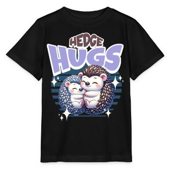 Câlins de hérisson - T-shirt bio MINI CREATOR Stanley/Stella Enfant - noir - Devant - Mikhail (115cm)