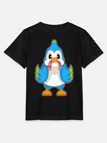 Papagei Wurm - Stanley/Stella Kinder T-Shirt MINI CREATOR - Schwarz