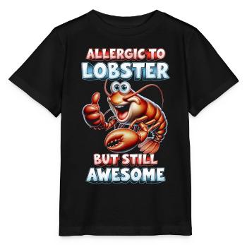 Allergie au homard Allergie au homard - T-shirt bio MINI CREATOR Stanley/Stella Enfant - noir - Devant - Mikhail (115cm)