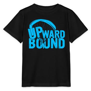 Paragliding Paraglider Glider Upward Bound - Stanley/Stella MINI CREATOR Kids’ T-Shirt - black - Front - Mikhail (115cm)