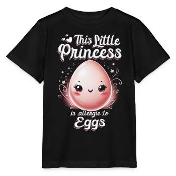 Allergie aux œufs Allergie aux œufs - T-shirt bio MINI CREATOR Stanley/Stella Enfant - noir - Devant - Mikhail (115cm)
