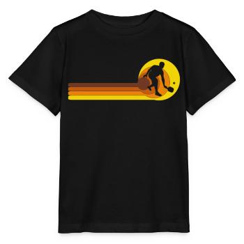 Jeu de balles de pickleball Joueur de pickleball - T-shirt bio MINI CREATOR Stanley/Stella Enfant - noir - Devant - Mikhail (115cm)