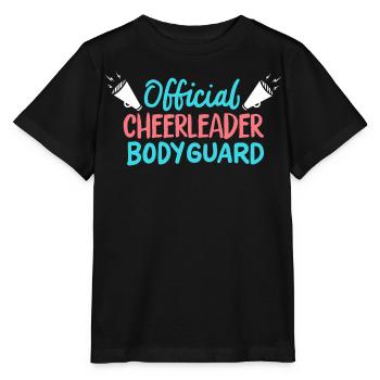 Official Cheerleader Bodyguard - Stanley/Stella MINI CREATOR Kids’ T-Shirt - black - Front - Mikhail (115cm)