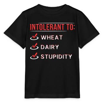 Allergie au blé : Intolérance au blé - T-shirt bio MINI CREATOR Stanley/Stella Enfant - noir - Devant - Mikhail (115cm)