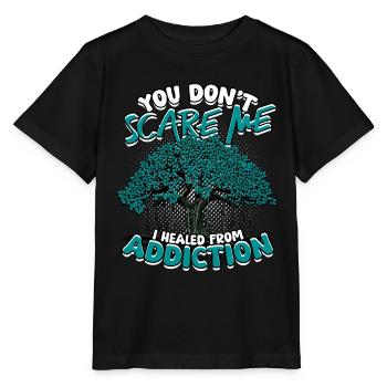 Entgiftung Entzug I Guéri de la dépendance - T-shirt bio MINI CREATOR Stanley/Stella Enfant - noir - Devant - Mikhail (115cm)