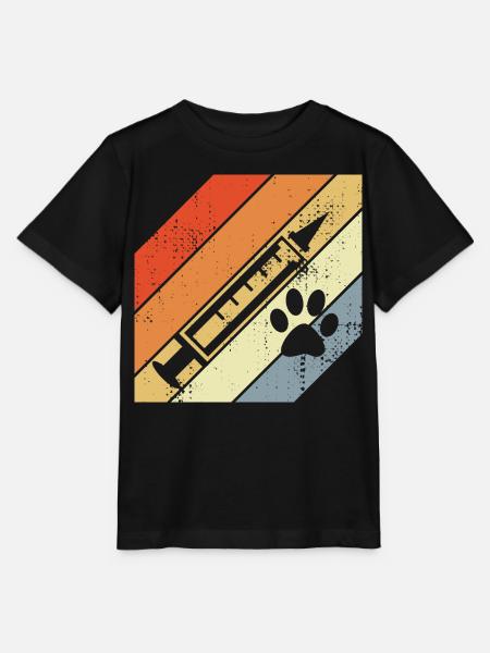Retro Spritze - Stanley/Stella Kinder T-Shirt MINI CREATOR  - Schwarz