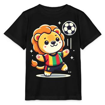 Little king of the football field - Stanley/Stella MINI CREATOR Kids’ T-Shirt - black - Front - Mikhail (115cm)
