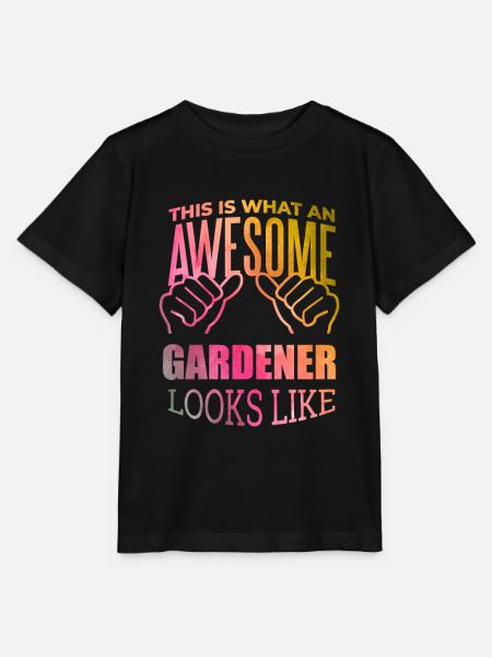 Gärtnern, Gärtnern, Gärtnern - Stanley/Stella Kinder T-Shirt MINI CREATOR - Schwarz