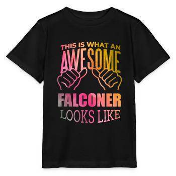 Fauconnerie Fauconnerie Fauconnerie Fauconnerie - T-shirt bio MINI CREATOR Stanley/Stella Enfant - noir - Devant - Mikhail (115cm)