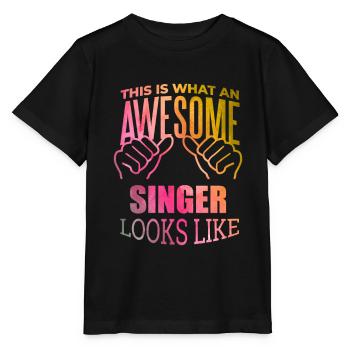 Chanteur Chanteur Chanteur Chanteur - T-shirt bio MINI CREATOR Stanley/Stella Enfant - noir - Devant - Mikhail (115cm)