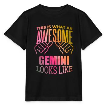 Zwillinge Zwillinge Zwillinge - Stanley/Stella Kinder T-Shirt MINI CREATOR  - Schwarz - Vorne - Mikhail (115cm)
