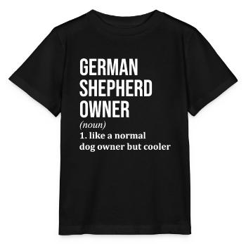 German Shepherd German Shepherd German Shepherd - Stanley/Stella MINI CREATOR Kids’ T-Shirt - black - Front - Mikhail (115cm)