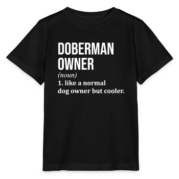 Dobermann - Stanley/Stella Kinder T-Shirt MINI CREATOR  - Schwarz - Vorne - Mikhail (115cm)