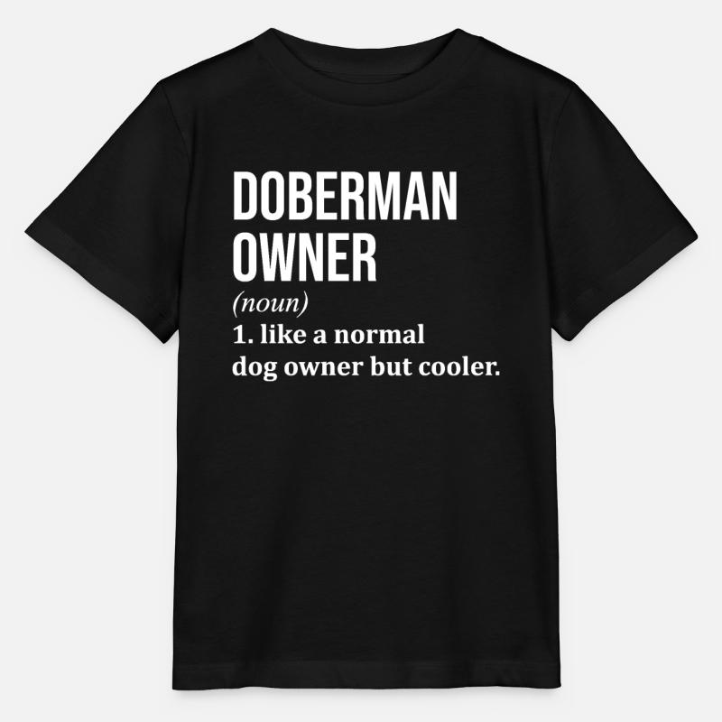 Dobermann - Stanley/Stella Kinder T-Shirt MINI CREATOR  - Schwarz
