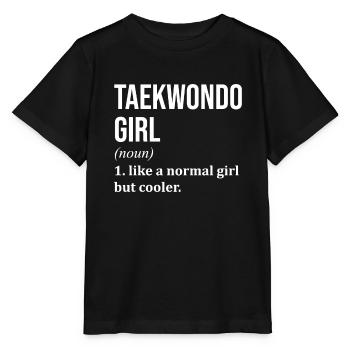 Taekwondo - T-shirt bio MINI CREATOR Stanley/Stella Enfant - noir - Devant - Mikhail (115cm)