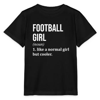 Football Football Football - T-shirt bio MINI CREATOR Stanley/Stella Enfant - noir - Devant - Mikhail (115cm)