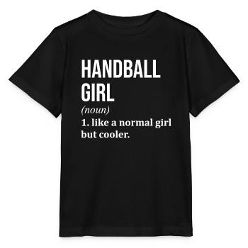 Handball Handball Handball - Stanley/Stella MINI CREATOR Kids’ T-Shirt - black - Front - Mikhail (115cm)