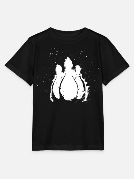 Bowling - Stanley/Stella Kinder T-Shirt MINI CREATOR - Schwarz