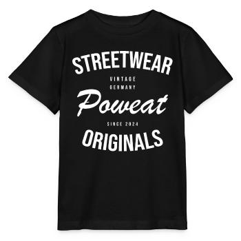 Vintage Poweat Streetwear - Stanley/Stella MINI CREATOR Kids’ T-Shirt - black - Front - Mikhail (115cm)