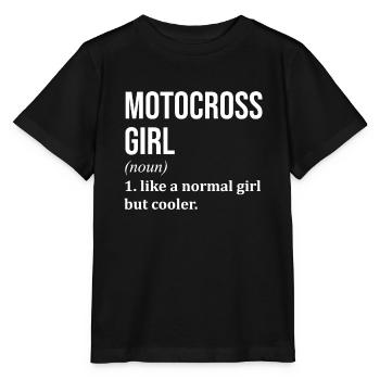 Motocross Motocross Motocross - T-shirt bio MINI CREATOR Stanley/Stella Enfant - noir - Devant - Mikhail (115cm)