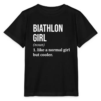 Biathlon - Stanley/Stella Kinder T-Shirt MINI CREATOR  - Schwarz - Vorne - Mikhail (115cm)