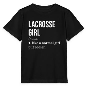 Lacrosse - T-shirt bio MINI CREATOR Stanley/Stella Enfant - noir - Devant - Mikhail (115cm)