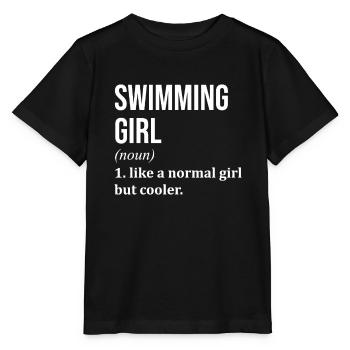 Schwimmen Schwimmen Schwimmen Schwimmen - Stanley/Stella Kinder T-Shirt MINI CREATOR  - Schwarz - Vorne - Mikhail (115cm)